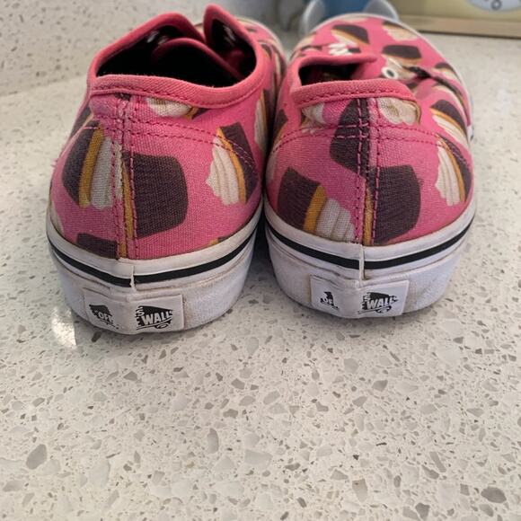 EUC Vans Pink Cupcake sneakers size Men’s 5.5 Women’s 7 - Picture 3 of 5